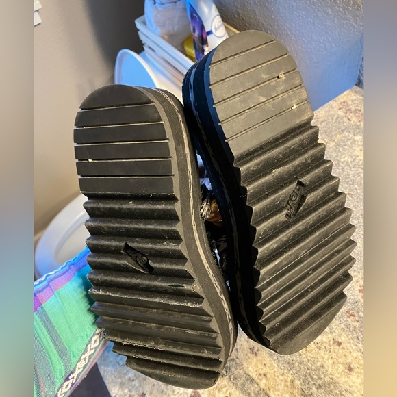 Teva flatform platform ceres fringe sandals - Picture 4 of 4